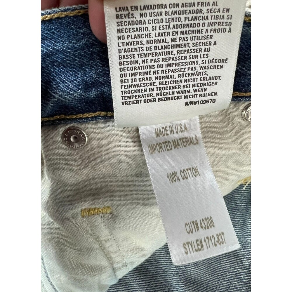 Citizens of Humanity Vintage Premium Emerson Crop Petite Slim Boyfriend Jeans 28 - Picture 8 of 14